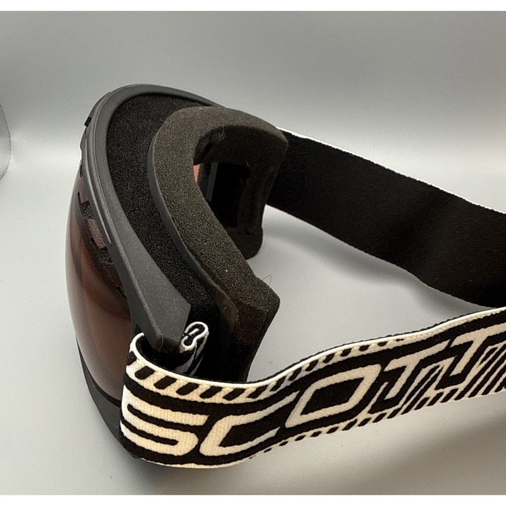 SCOTT Authentic SKI Goggles Adult Snowboard Skiing Black w/Bronze Tint Lens HOT